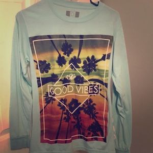 this is a good vibes long sleeve shirt